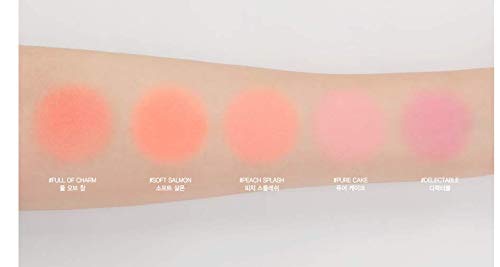 3CE Style Nanda Face Blush, Matte, Pink, Palette, 5g, 0.17oz (DELECTABLE)