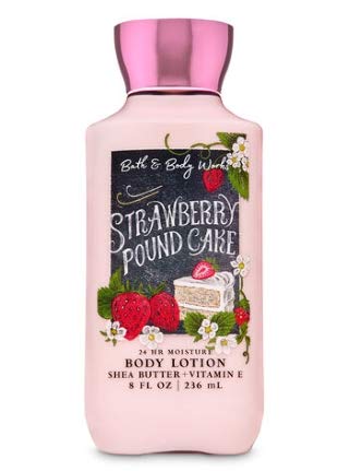 Bath and Body Works - Strawberry Pound Cake - Daily Trio - Shower Gel, Fine Fragrance Mist & Super Smooth Body Lotion- New 2020