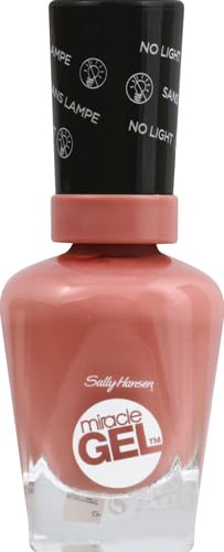 Sally Hansen Miracle Gel™, Mauve-olous, Long Lasting, Gel-Like Formula, No UV Lamp Needed, Pink Nail Polish (Pack of 2)