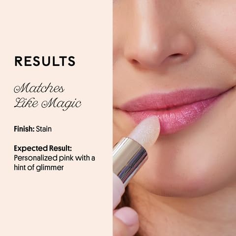 Winky Lux Glimmer Balm, pH, Color Changing Lipstick and Tinted Lip Balm, Vegan & Cruelty Free Lip Balm, Hydrate & Plump, Sheer Pink Lipstick, Unicorn & Rose