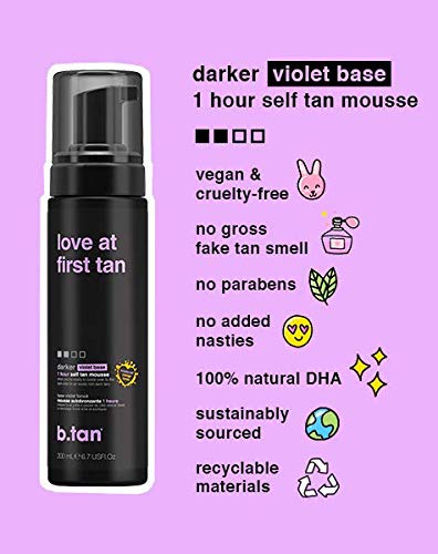 b.tan Violet Self Tan & Face Tanning