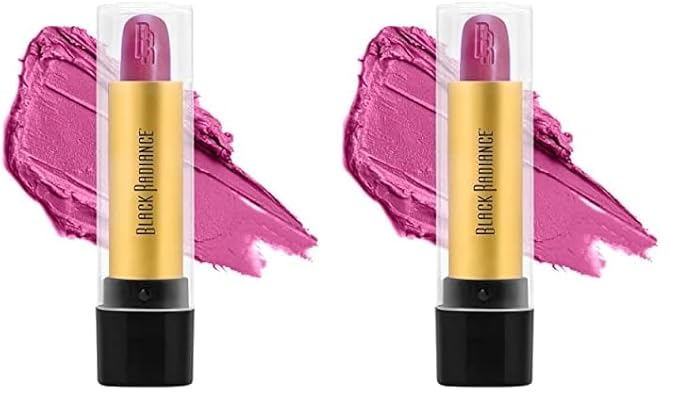 Black Radiance Perfect Tone Lipstick Lip Color, Purple Passion, 0.13 Ounce (Pack of 2)