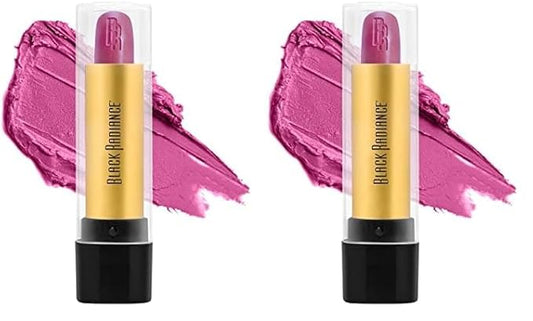 Black Radiance Perfect Tone Lipstick Lip Color, Purple Passion, 0.13 Ounce (Pack of 2)
