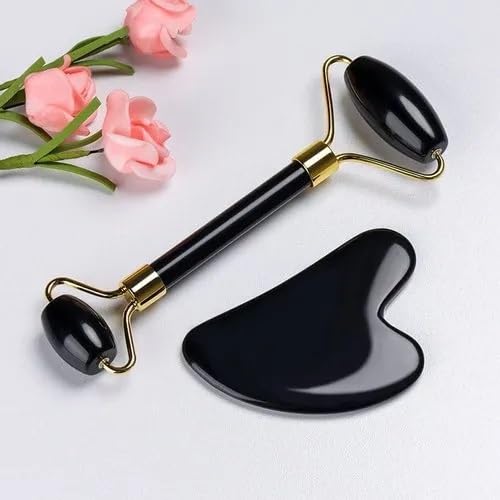 Black Obsidian Jade Facial Roller &