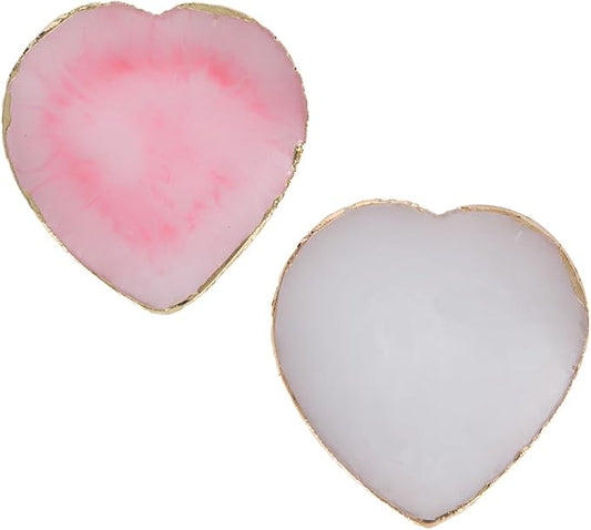 Nail Polish Palette, 2Pcs Resin Nail Art Palette,