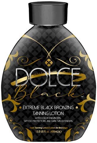 Bronzer Tanning Lotion - Indoor/Outdoor for Tattoo & Color Fade Protection - Anti-Orange, Anti-Aging & Anti-Wrinkle Natural Tanning Bed Lotion