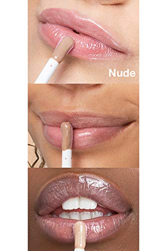 Sara Happ Nude Slip Luxe Gloss - High-Impact Shine & Long-Lasting Wear, Nourish, Hydrate, and Heal Your Lips, 0.21 fl. oz.