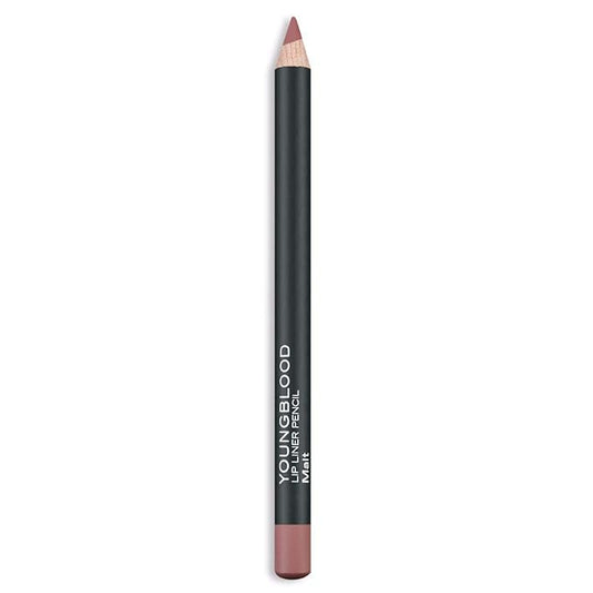 Youngblood Clean Luxury Cosmetics Lip Liner Pencil, Malt | Long Lasting Creamy Matte Lip Liner Pencil | Cruelty Free, Paraben Free, Gluten Free, Vegan