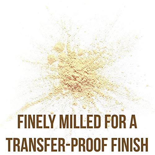 Beauty Bakerie Flour Setting Powder for Foundation, Loose Cassava (Yellow) 0.5oz