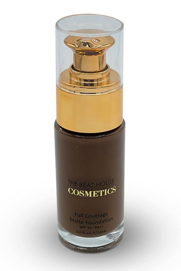 Full Coverage Matte Foundation (Dark Coco) | SPF Stay |