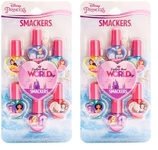 Lip Smacker Disney Nail Collection, Princess Nail Polish, Lip