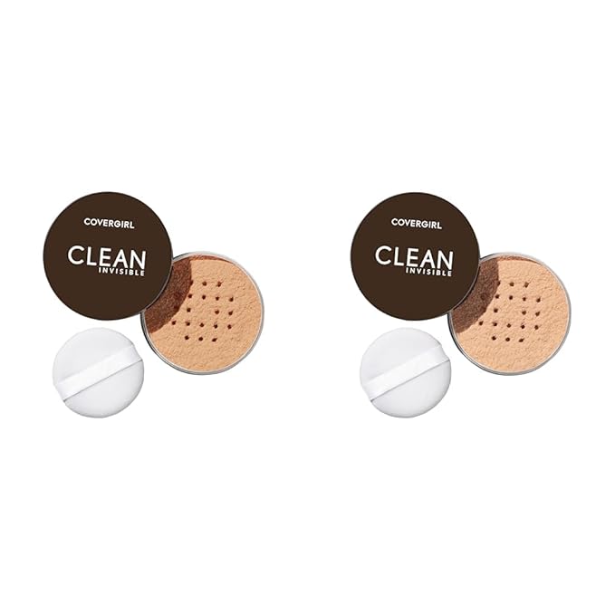 COVERGIRL Clean Invisible Loose Powder Vegan Setting Powder Translucent Medium 20g