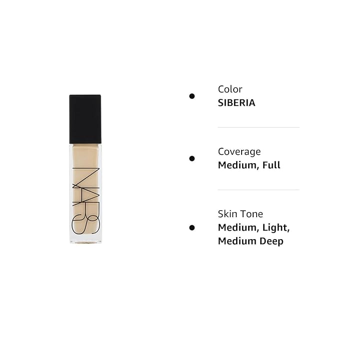 NARS/NATURAL RADIANT LONGWEAR FOUNDATION (SIBERIA) 1.0 OZ