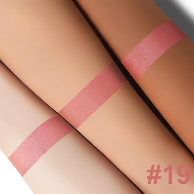 Blush Stick, Multi-use Blush Stick for Cheeks, Eyes, Lips, Silky Creamy Face Stick for Old Women & Mature Skin, Blendable and Buildable Color, Long Lasting Waterproof Non-greasy Formula (#19, Blush)