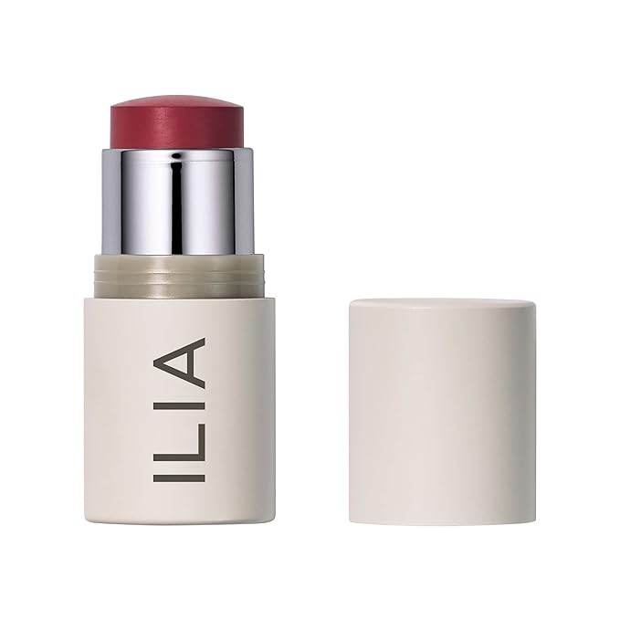 ILIA - Multi Stick For Lips + Cheeks | Non-Toxic, Vegan, Cruelty-Free, Nourishing Cream + Lip Color In One for All Skin Types (A Fine Romance, 0.15 oz | 4.5 g)
