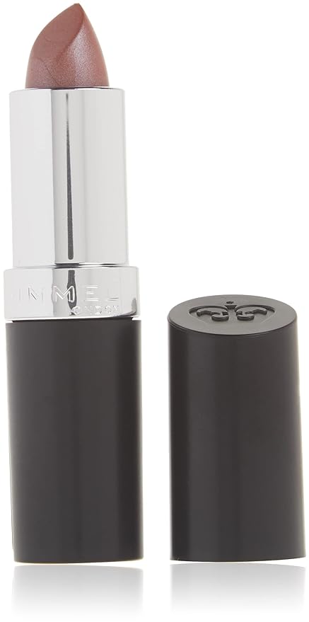 Rimmel Lasting Finish Lipstick - Up to 8 Hours of Intense Lip Color with Color Protect Technology and Exclusive Black Diamond Complex - 264 Coffee Shimmer, .14oz