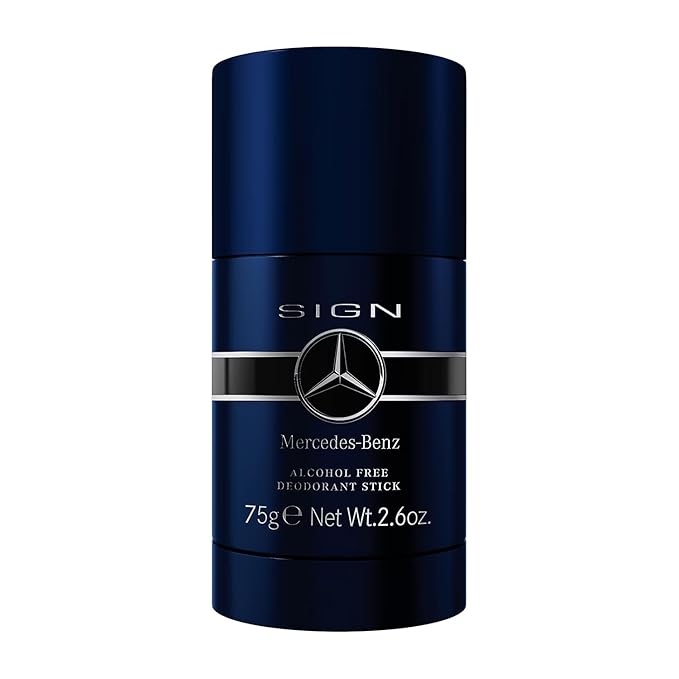 Mercedes-Benz Sign Fragrance Gift Set for Men - 2 Pc Set 3.4 Fl Oz Eau De Parfum Spray, 2.6 Oz Body Deodorant Stick - Luxury Long Lasting Perfume Perfect for gifting