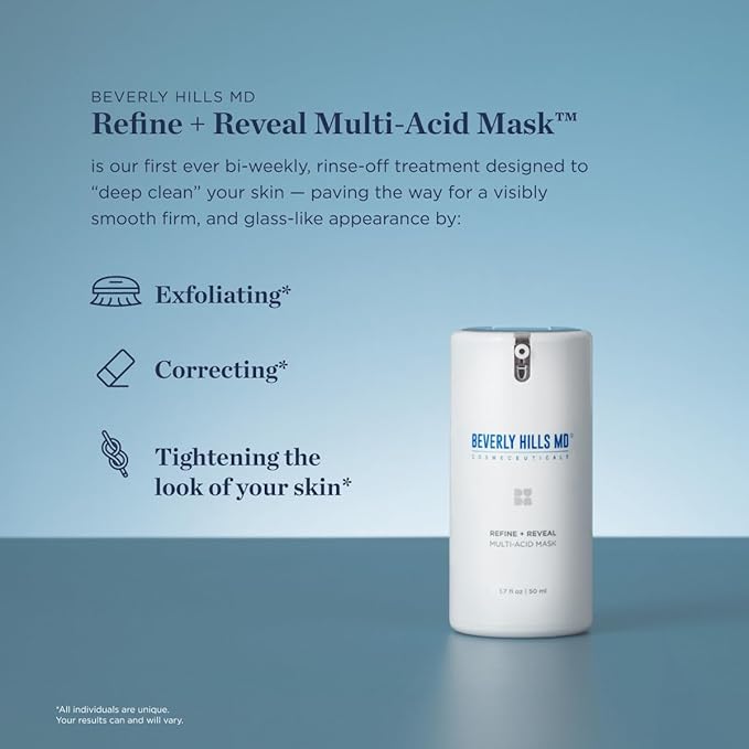 Refine + Reveal Multi-Acid Mask for Aging Skin, Azelaic Acid