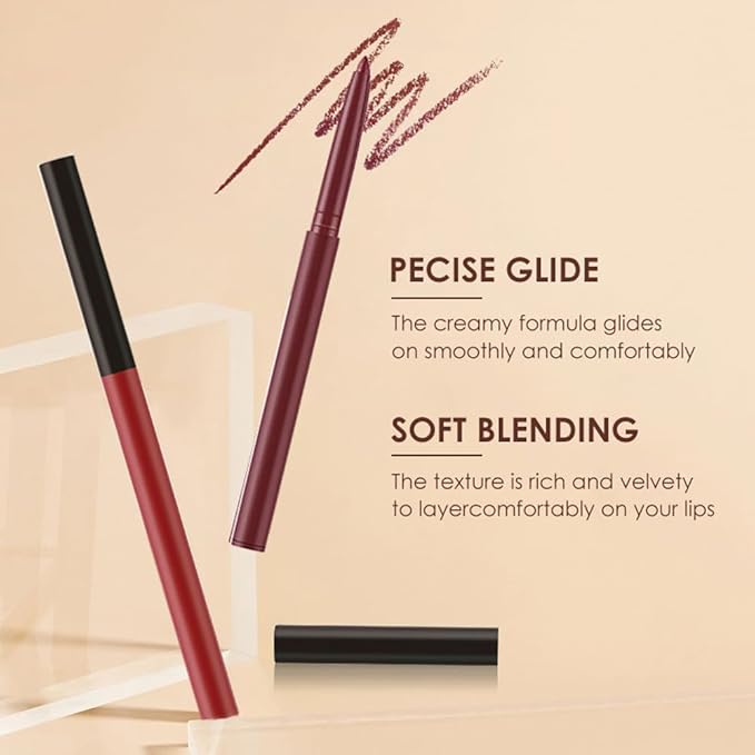 BestLand 6Pcs Matte Liquid Lipstick + Lip Liner
