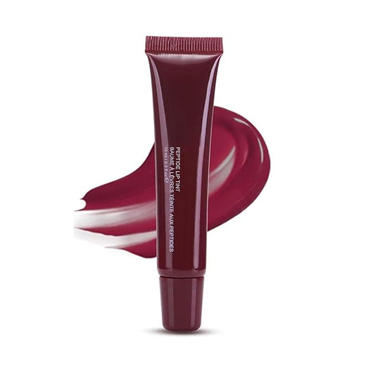 MAEPEOR Lip Glowy Balm 5 Colors Plumping Hydrating Lip Butter Balm and Nourishing Lip Care Lip Treatment Glossy Finish Non-sticky Tinted Lip Balm (03 Raspberry Jelly)