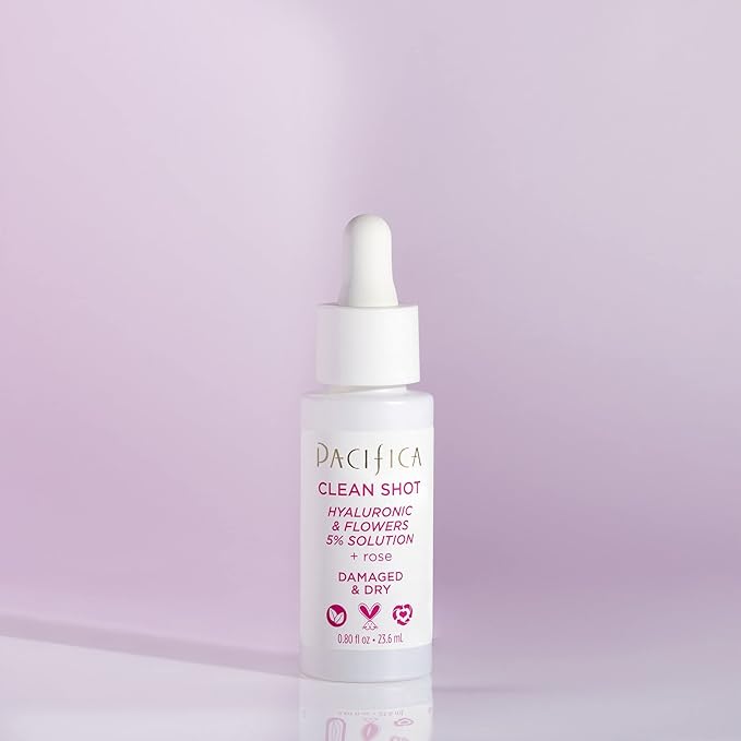 Pacifica Clean Shot Hyaluronic and Flowers 5 Percent 0.8 oz