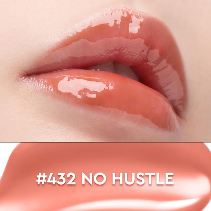 HERA Sensual Nude Lip Gloss #432 NO HUSTLE | Volumizing Sheer & Glossy Finish, Non-sticky, Moisturizing and Hydrating, Korean Makeup, 0.17 oz. (5g)