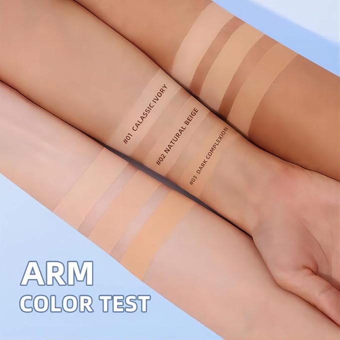 Oil Control Face Pressed Powder, Matte and Smooth (#03 DARK)