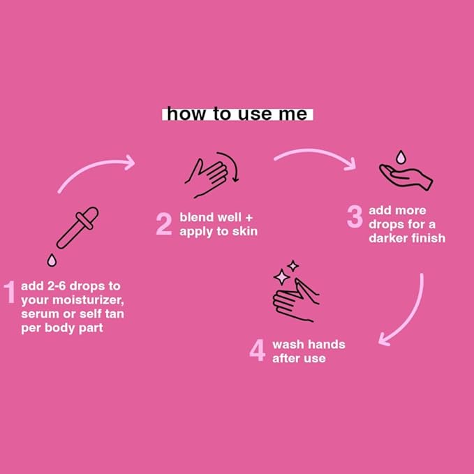 b.tan Dark Self Tan Drops for Face & Body | That Next Level Bronze - Darkest Gradual Self Tanner Bronzing Glow Drops, Vegan, Cruelty Free, 1.0 Fl Oz