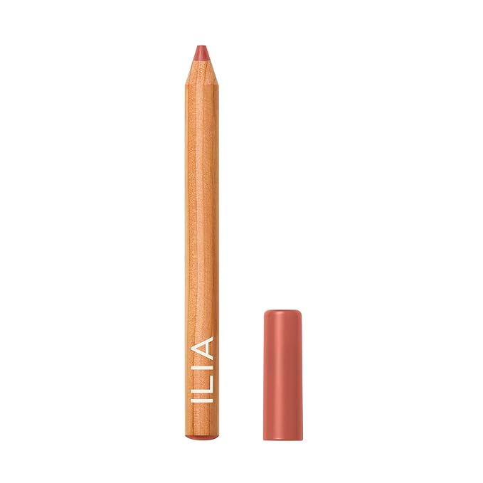 ILIA - Lip Sketch Hydrating Crayon | Non-Toxic, Cruelty-Free, Hyaluronic Acid, Hydrating + Long Lasting, Crease-Resistant, Demi-Matte (Pampas)