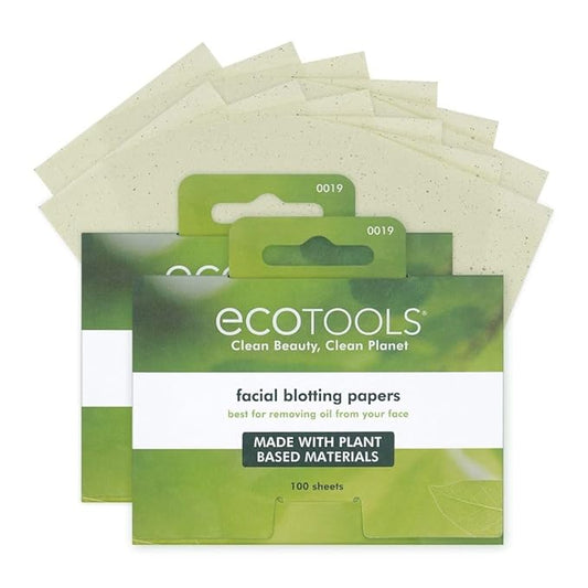 EcoTools Natural Oil Absorbing Facial Blotting Papers, Plant-Based Sheet Count