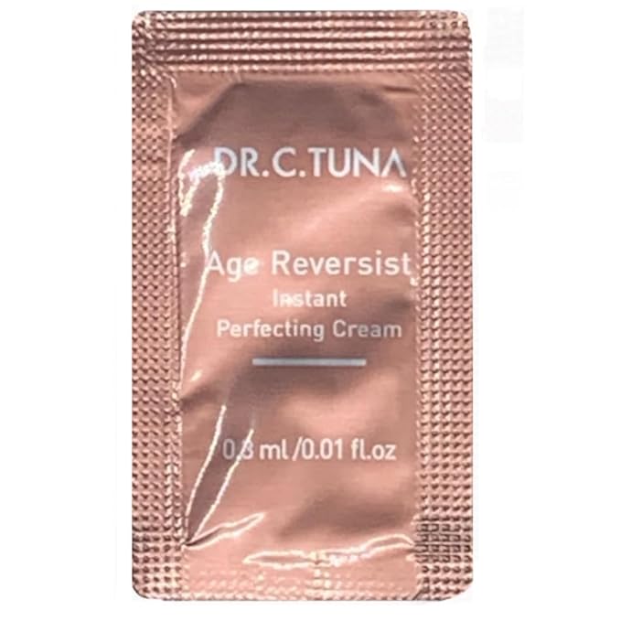 FARMASi Dr. C. Tuna Age Reversist Exceptional Cream, Instant Wrinkle Smoothing Gel Cream with Marine Plankton Extract, Anti-Aging Face Treatment, 30 Sachets x 0.01 fl. oz