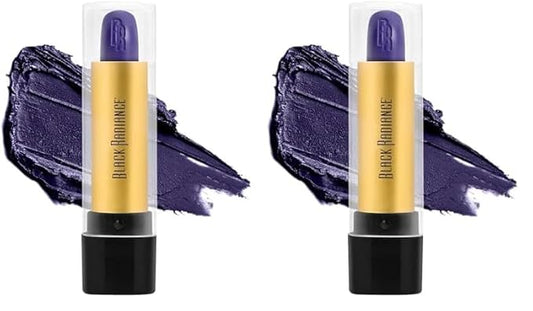 Black Radiance Perfect Tone Lipstick Lip Color Purple Madness (Pack of 2)