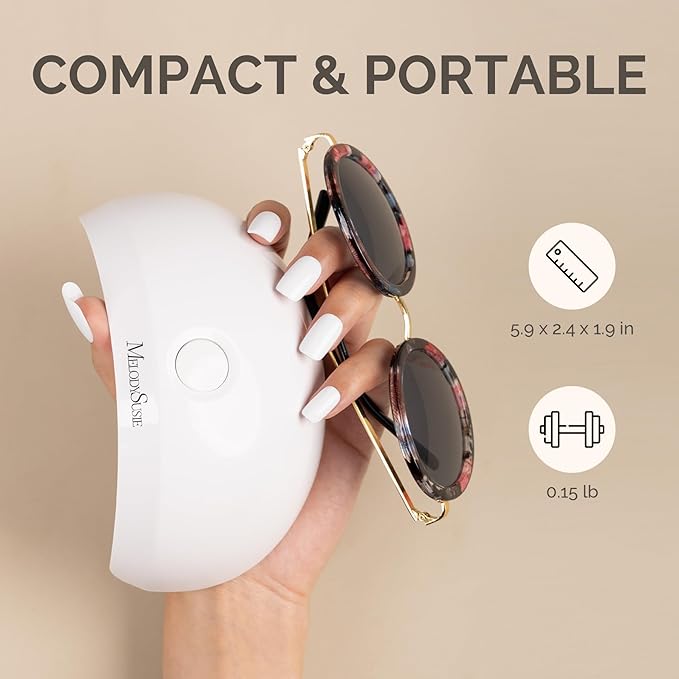 Melodysusie portable uv led nail