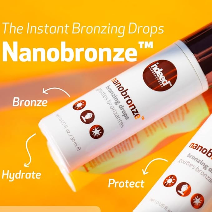 Indeed Labs Nanobronze Drops - Get a sun-kissed hydrate skin. 30ml