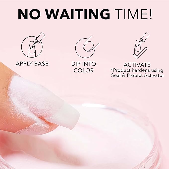 Kiara Sky Long Lasting Nail Dip Powder Pink On Top 1 oz