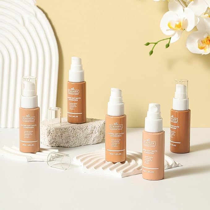 Flawless Matte Liquid Foundation Makeup, Vegan & Cruelty-Free, (01, ) 30ml