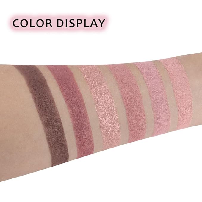 6 Colors Nude Pink Purple Matte Shimmer Eyeshadow