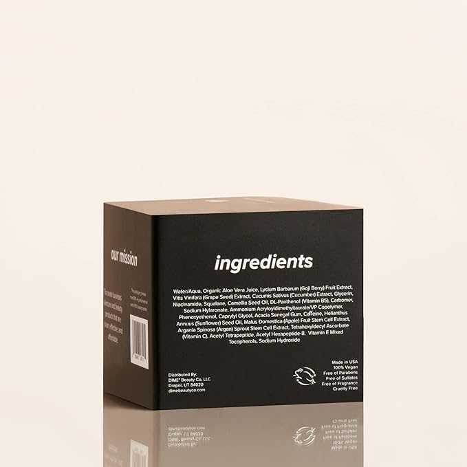 DIME Beauty Luminosity Eye Serum, Eye Cream for 0.5 oz