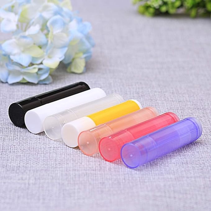 30 Pieces Multicolor Empty Lip Balm