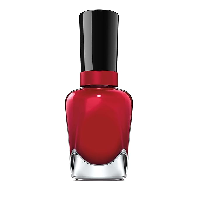 Sally Hansen Miracle Gel, Can't Beet Royalty, Long Lasting, Gel-Like Formula, No UV Lamp Needed, Opaque, Shiny Red Nail Polish