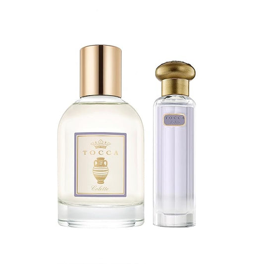 Tocca Women's Perfume (20 ml) & Dry Body Oil (100 ml) Set in Colette - Warm Floral, Bergamot, Sandalwood, Pink Peppercorn