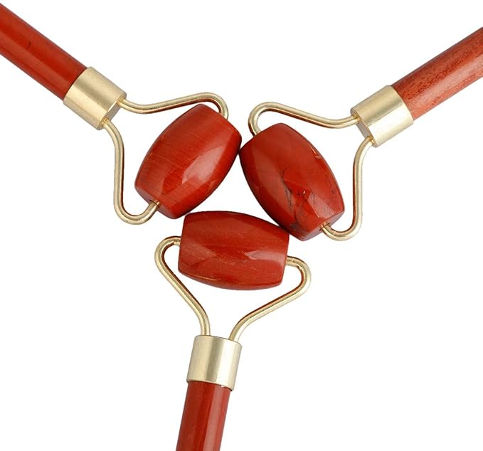 Rockcloud Natural Crystal Stone Roller Massager Anti-Aging