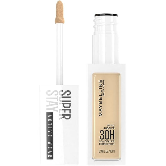 Maybelline Super Stay Liquid Concealer Makeup, Full Coverage Concealer, Up to 30 Hour Wear, Transfer Resistant, Natural Matte Finish, Oil-free, Available in 16 Shades, 22, 1 Count
