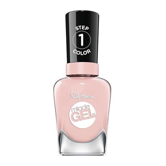 Sally Hansen Miracle Gel™, Once Chiffon a Time, Long Lasting, Gel-Like Formula, No UV Lamp Needed, Pink Nail Polish