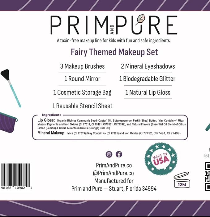 Prim and Pure Kids Makeup Gift Set -
