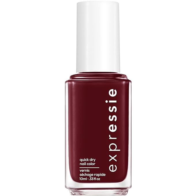 Essie expressie, Quick-Dry Nail Polish, 8-Free Vegan, Deep Vegan,