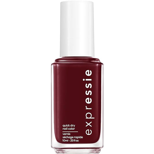 Essie expressie, Quick-Dry Nail Polish, 8-Free Vegan, Deep Vegan,