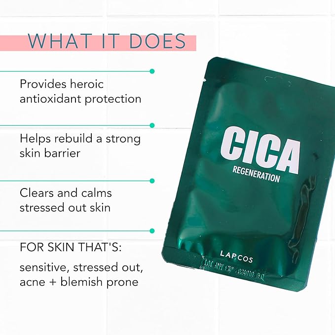 Lapcos cica sheet mask, daily