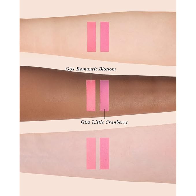 Flower Knows Violet Strawberry Rococo Makeup Box Set, 7 Pack Makeup Box with Mirror, Lip Gloss2, Blush2, Blush Brush1, Hair Clip1, Gift Box1