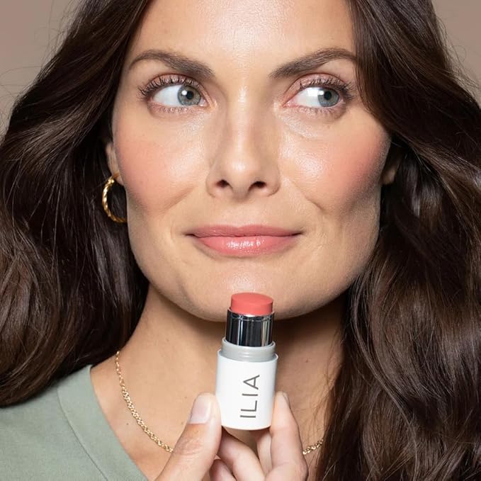 ILIA - Multi Stick For Lips + Cheeks | Non-Toxic, Vegan, Cruelty-Free, Nourishing Cream + Lip Color In One for All Skin Types (All Of Me, 0.15 oz | 4.5 g)